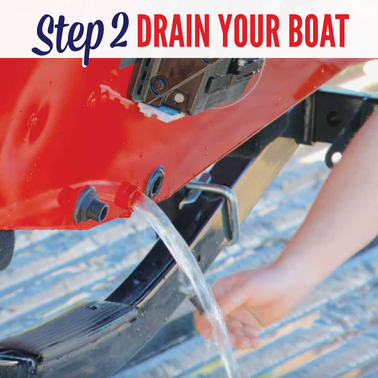 Pull the Plug! Did you know you could be fined in Manitoba, Saskatchewan and Alberta for not having your boat plug pulled when in travel? On land, before leaving the waterbody, drain all water from: bait buckets, ballasts, bilges, internal compartments, livewells and non-motorized watercraft by inverting or tilting the watercraft, opening compartments, and removing seats if necessary.